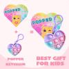 imageJOYIN 24 Pcs Valentines Day Gifts for Kids Fidget Keychains with Valentine Heart Boxes Fidget Bubble Stress Relief Toys for Kids Valentine Classroom Exchange Party Favors Gift Exchange
