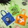 imageJOYIN 24PCS Halloween NonWoven Treat Bags 9quot Goodie Totes Bags with Handles Halloween Candy Bag for Kids Trick or Treating 6 Cute Designs Gifts Goody Bag Bulk for Classroom Party Favor Supplies