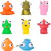 imageJOYIN 26 PCS Valentine Day Filled Hearts with Cards Filled with Popping Eyes Keychains for Kids Valentines Classroom Exchange Party Favors Gift Exchange Game Prizes