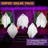 imageJOYIN 275quot Halloween Hanging Ghosts Outdoor Decoration5 Pack Cute Flying Ghost for Halloween Front Yard Patio Lawn Garden Party Dcor and Holiday Hanging Decorations