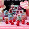 imageJOYIN 28 Pack Valentine Heart Stress Balls  Smile Face Squeeze Toys with Themed Gift Box Face Foam Stress Relief Balls for Party Favors Classroom Exchange Game Reward