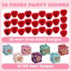 imageJOYIN 28 Pack Valentine Heart Stress Balls  Smile Face Squeeze Toys with Themed Gift Box Face Foam Stress Relief Balls for Party Favors Classroom Exchange Game Reward
