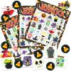 imageJOYIN 28 Players Halloween Bingo Game Cards for Kids Halloween Bingo Cards for Classroom School Family Group Activities Halloween Party Adults Kids Indoor Card GamesTrick or Treat