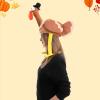 imageJOYIN 2PCS Turkey Gobbler Hats Thanksgiving Novelty Hats Role Play ampamp Carnival Cosplay Thanksgiving Party Favor Supplies