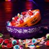 imageJOYIN 3 PCS Halloween Candy Bowls 96quot  44quot Trick or Treat Bowls Plastic Orange Halloween Serving Dish Purple Witch Cup Black Pumpkin Candy Holder for Kids Party Favor Supplies Table Decor