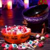 imageJOYIN 3 PCS Halloween Candy Bowls 96quot  44quot Trick or Treat Bowls Plastic Orange Halloween Serving Dish Purple Witch Cup Black Pumpkin Candy Holder for Kids Party Favor Supplies Table Decor