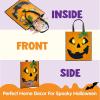 imageJOYIN 3 PCS Halloween Large Tote Seethrough Bags 225 x 134 Halloween Goodie Candy Bags for Kids Trick or Treating Grocery Shopping Gifts Tote with Handles Classroom Party Favor Supplies