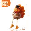 imageJOYIN 3 PCS Thanksgiving Turkey Tabletop Centerpiece Decor Resin Turkey Figurines Thanksgiving Decoration Autumn Decor Fall Harvest Home Decorations Indoor Kitchen Decor Party Supplies