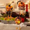 imageJOYIN 3 PCS Thanksgiving Turkey Tabletop Centerpiece Decor Resin Turkey Figurines Thanksgiving Decoration Autumn Decor Fall Harvest Home Decorations Indoor Kitchen Decor Party Supplies