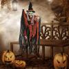 imageJOYIN 3 Pack 35 Hanging Ghosts Witch Pumpkin Decor Hanging Halloween Decorations Outdoor Halloween Decor Scary Flying Witch Grim Reapers Haunted House Front Porch Decor Yard Garden Lawn Party