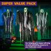 imageJOYIN 3 Pack Hanging Halloween Skeleton Ghosts Decorations Grim Reapers for Best Halloween Outdoor DecorationsHorror