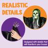 imageJOYIN 3 Pack Hanging Halloween Skeleton Ghosts Decorations Grim Reapers for Best Halloween Outdoor DecorationsHorror