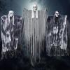 imageJOYIN 3 Pack Hanging Halloween Skeleton Ghosts Decorations Grim Reapers for Best Halloween Outdoor DecorationsScary