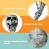 imageJOYIN 3 Pcs Halloween Skeleton Decorations Outdoor LED Realistic Skeleton Yard Stakes Light Up Skull and Arms Decor for Graveyard Yard Lawn Garden Party SuppliesRealistic Skeleton