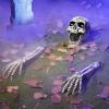 imageJOYIN 3 Pcs Halloween Skeleton Decorations Outdoor LED Realistic Skeleton Yard Stakes Light Up Skull and Arms Decor for Graveyard Yard Lawn Garden Party SuppliesRealistic Skeleton