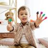imageJOYIN 30 Packs Valentines Day Finger Puppets with Cards Classroom Exchange Gift for Kids Valentines Party Favors Holiday Reward Prizes