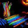 imageJOYIN 30 Pcs Halloween Glow Sticks Bulk Party Pack Hanging Wands in 8 Design 6 Color Light Up Stick for Kid Glow in The Dark Halloween Party Favor Supplies Goodie Bag Filler Trick or Treating Gift