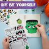 imageJOYIN 30 Pcs Halloween Make a Face Stickers for Kids Halloween Party Favor Party Craft Supplies Fall Sticker Sheets with 6 Different Facial Expression Classroom Art Activities Treat Games Goodies