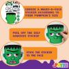 imageJOYIN 30 Pcs Halloween Make a Face Stickers for Kids Halloween Party Favor Party Craft Supplies Fall Sticker Sheets with 6 Different Facial Expression Classroom Art Activities Treat Games Goodies