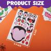 imageJOYIN 30 Pcs Halloween Make a Face Stickers for Kids Halloween Party Favor Party Craft Supplies Fall Sticker Sheets with 6 Different Facial Expression Classroom Art Activities Treat Games Goodies