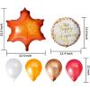 imageJOYIN 30 Pcs Thanksgiving Party Decoration Set Includes Pink FRIENDGIVING Foil Banner 3 Large Maple Leaf Balloons 2 Combo and 12 Latex Balloons Hanging Decoration Fall Holiday Decor Party Supplies