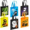 imageJOYIN 32 NonWoven Halloween Tote Gift Bags Colorful for Kids 6 Patterns Design Trick or Treat Bags for Kids Classroom Party Favor Supplies Reusable Goody Candy Bag Halloween Snacks Goodie Bag BulkMulticolor