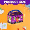 imageJOYIN 32 Pcs Halloween Candy Treat Boxes House Cardboard Cupcake Cookie Goodie Boxes for Halloween Party Favor Supplies Trick or Treat Classroom Exchange Goody BagsTrick or Treat Boes
