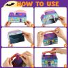 imageJOYIN 32 Pcs Halloween Candy Treat Boxes House Cardboard Cupcake Cookie Goodie Boxes for Halloween Party Favor Supplies Trick or Treat Classroom Exchange Goody BagsTrick or Treat Boes