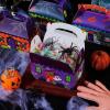 imageJOYIN 32 Pcs Halloween Candy Treat Boxes House Cardboard Cupcake Cookie Goodie Boxes for Halloween Party Favor Supplies Trick or Treat Classroom Exchange Goody BagsTrick or Treat Boes