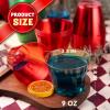 imageJOYIN 36 Clear Disposable Cups 9 OZ Christmas Red and Green Plastic Drinking Cups for Xmas Party Supplies Wedding Thanksgiving Birthday Holiday New Year144