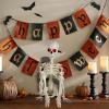 imageJOYIN 36 Halloween Skeleton Decorations with Red LED Light Eyes Plastic Bones with Movable
