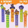imageJOYIN 36 PCS Halloween Bookmark Rulers 6 Designs Halloween Themed Prints Page Markers for Kids Student Teacher Reading Trick or Treat Classroom Reward Gift Party Favors Supplies Goodie Book Marker