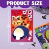 imageJOYIN 36 PCS Halloween Craft Stickers for Kids Party Favor Make a Face Stickers with Designs Witch Vampire DIY Craft Supplies for Halloween Party Game Classroom Activities Gift GoodiesFace Stickers
