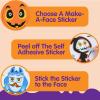 imageJOYIN 36 PCS Halloween Craft Stickers for Kids Party Favor Make a Face Stickers with Designs Witch Vampire DIY Craft Supplies for Halloween Party Game Classroom Activities Gift GoodiesCute Stickers