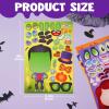 imageJOYIN 36 PCS Halloween Craft Stickers for Kids Party Favor Make a Face Stickers with Designs Witch Vampire DIY Craft Supplies for Halloween Party Game Classroom Activities Gift GoodiesFunny Stickers