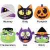 imageJOYIN 36 Pcs Halloween Jigsaw Puzzle Set for Kids Party Favors 6 Characters Paper Board Mini Puzzles in Blind Boxes Halloween Mystery Toy Surprise Box for School Activities Gifts Party Games