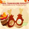 imageJOYIN 36 Pcs Thanksgiving Turkey Glasses Turkey Eyewear Frame ampamp Pumpkin Maple Leaves Photo Props Thanksgiving Eyeglasses Accessories for Kids Harvest Party Decoration One Size Fits All