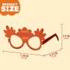 imageJOYIN 36 Pcs Thanksgiving Turkey Glasses Turkey Eyewear Frame ampamp Pumpkin Maple Leaves Photo Props Thanksgiving Eyeglasses Accessories for Kids Harvest Party Decoration One Size Fits All
