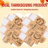 imageJOYIN 36PCS Thanksgiving Turkey Cutlery Holders Gold Foil Utensil Holders for Autumn Fall Party Dinner Table DecorThanksful Cutlery Holder