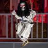 imageJOYIN 36quot Hanging Clown Outdoor Halloween Decorations Swinging Skeleton Decor with Light Up Eyes Button Battery Operated for Clearance Haunted House Prop Party SuppliesClown