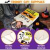 imageJOYIN 3PCS 1375 Large Halloween Tote Treat Bags for Trick or Treating Halloween Goodie Candy Bags Reusable White Canvas Gift Bag for Kids Party Favor Supplies Snack Grocery Tote with HandlesWhite