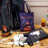 imageJOYIN 3PCS 1375 Large Halloween Tote Treat Bags for Trick or Treating Halloween Goodie Candy Bags Reusable White Canvas Gift Bag for Kids Party Favor Supplies Snack Grocery Tote with HandlesBlack
