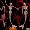 imageJOYIN 4 PCS 20 Mermaid Skeleton Hanging Plastic Bones Halloween Decorations with Posable Joints for Indoor Outdoor Photo Props Graveyard Trick or Treat Decor Spooky Scene Party Favors4