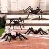 imageJOYIN 4 Packs Halloween Outdoor Decorations Spider Set Scary Large Spiders for Halloween Decor Outside Indoor Party Decor Haunted House Prop Yard Lawn Garden Decoration Black 60quot 36quot 24quot 24quot
