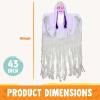 imageJOYIN 43quot Outdoor Halloween Decoration Scary Girl Hanging Ghost Decor Sound Activated with Lightup Head for Yard Patio Haunted House Lawn Garden