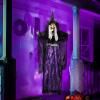 imageJOYIN 47 Animated Witch Halloween Decorations Outdoor Indoor Scary Halloween Animatronics Decor Hanging Ghost Talking Sound Activated Led Lights Eyes Haunted House Yard Garden Lawn