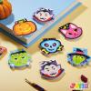 imageJOYIN 48 PCS Halloween Spooky Characters Mini Notepad Set in 6 Designs Halloween Note Pads Trick or Treat Gifts Set for Kids Trick or Treating School Classroom Party Favors Goodies Bags Fillers
