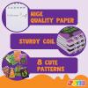 imageJOYIN 48 PCS Halloween Spooky Notepad Set in 8 Designs Halloween Note Pads for Kids Trick or Treating Stationery Prizes and Treats Goodies Bags Fillers School Classroom Party Favors Supplies Gifts