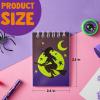 imageJOYIN 48 PCS Halloween Spooky Notepad Set in 8 Designs Halloween Note Pads for Kids Trick or Treating Stationery Prizes and Treats Goodies Bags Fillers School Classroom Party Favors Supplies Gifts