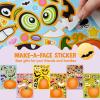 imageJOYIN 48 Pcs Halloween Pumpkin Stickers for Kids Halloween Party Favor Craft Party Supplies Funny Sticker with Different Pumpkin Design Classroom Activities Games Goodies Treat GiftsAge 3Pumpkin Stickers